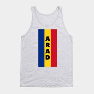 Arad City in Romanian Flag Vertical Tank Top